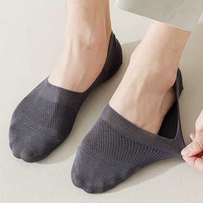 Plus Size Mesh Breathable No Show Socks(5 Pairs) - image 4