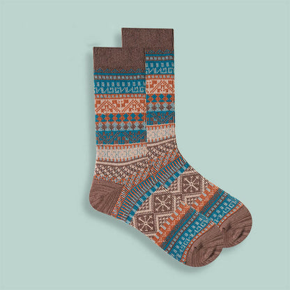 Retro Soft Cotton Quarter Socks(10 Pairs) - Brown - EU37-43(US4-9) - image 8