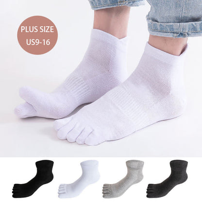 Plus Size Five Toes Antibacterial Alignment Socks(5 Pairs)