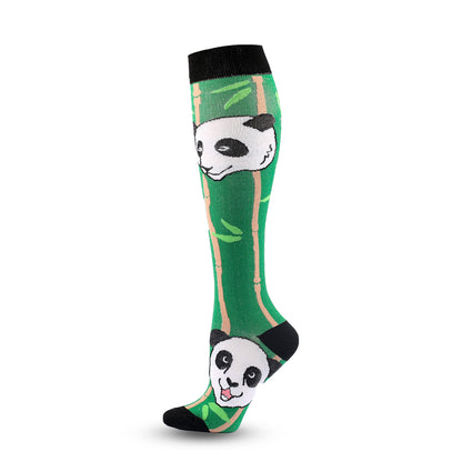 Cute Panda Pattern Compression Socks(6 Pairs) - image 2