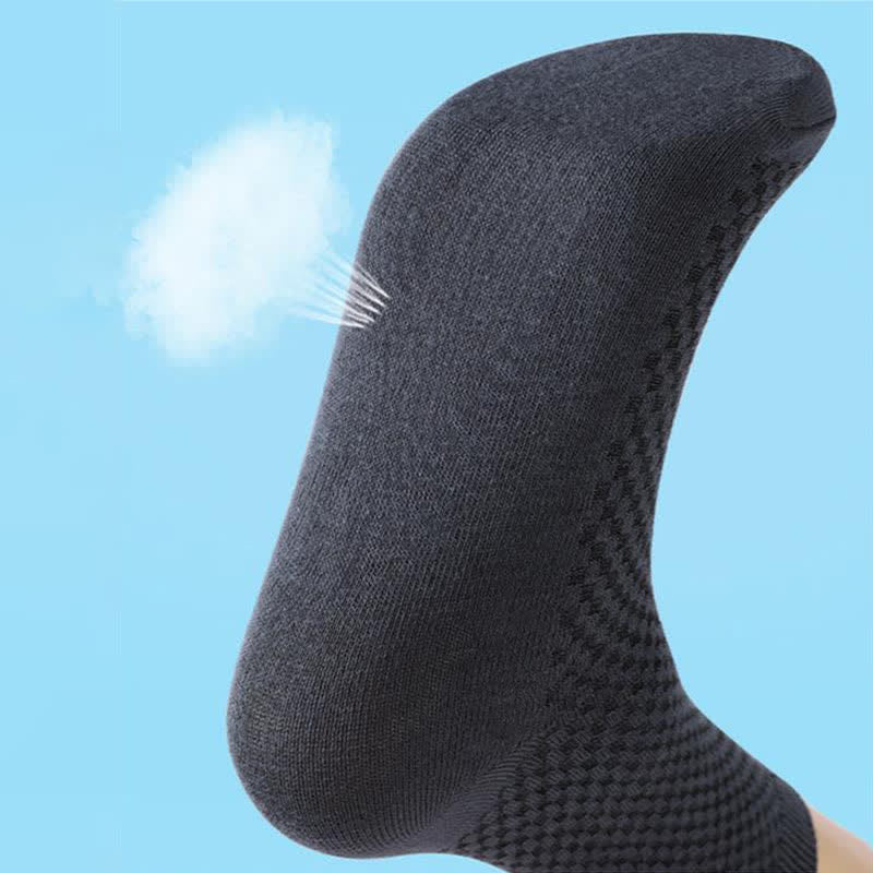 Bamboo Fiber Quarter Socks(5 Pairs) - image 2