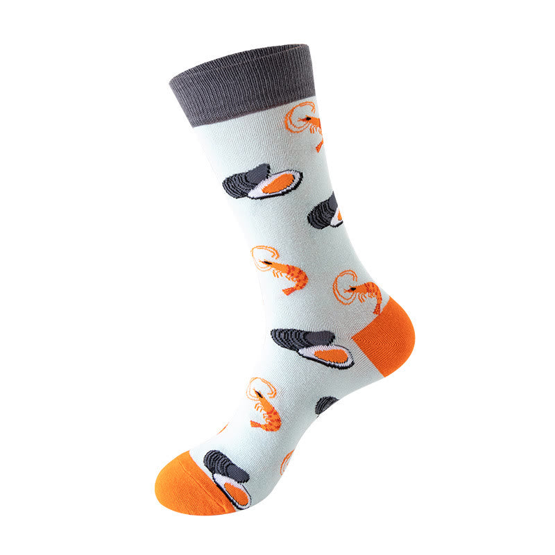 Plus Size Sea Creatures Crew Socks(5 Pairs) - image 4