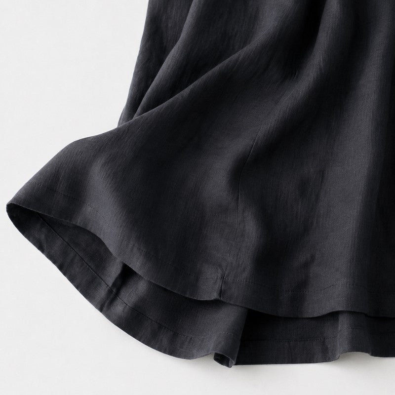 V-Neck Cotton Linen Maxi Dress - image 4