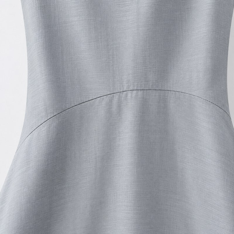Textured Cotton Blend Midi Dress - image 3