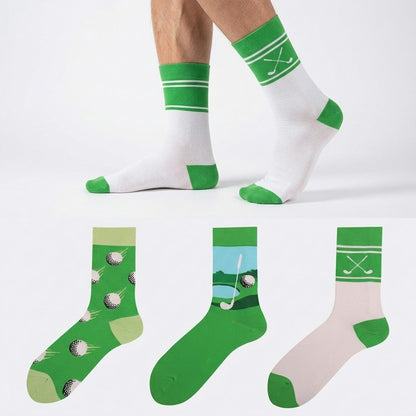 Golf Day Quarter  Socks(3 Pairs) - image 0