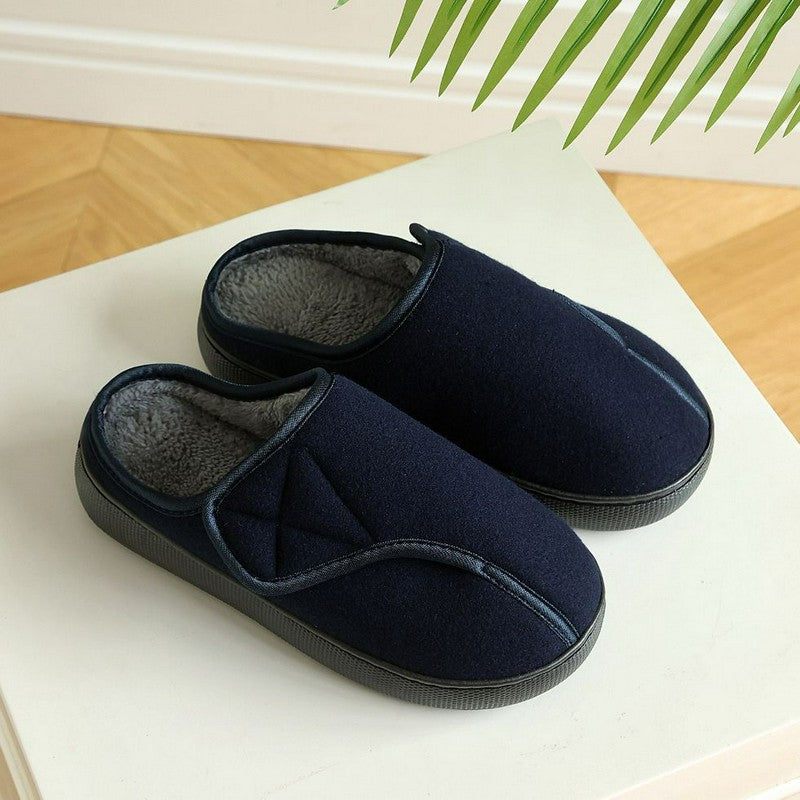 Adjustable Foot Opening Diabetic Slippers - Blue - EU47-48(US11) - image 8