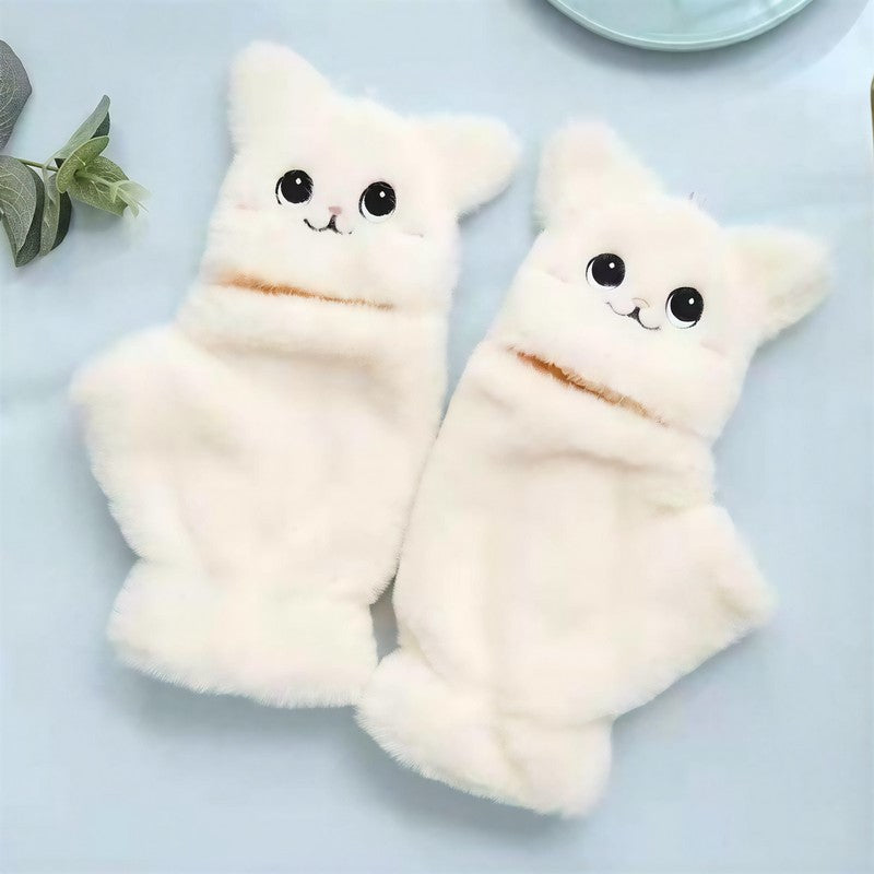 Cozy Cartoon Flip Top Gloves - image 4
