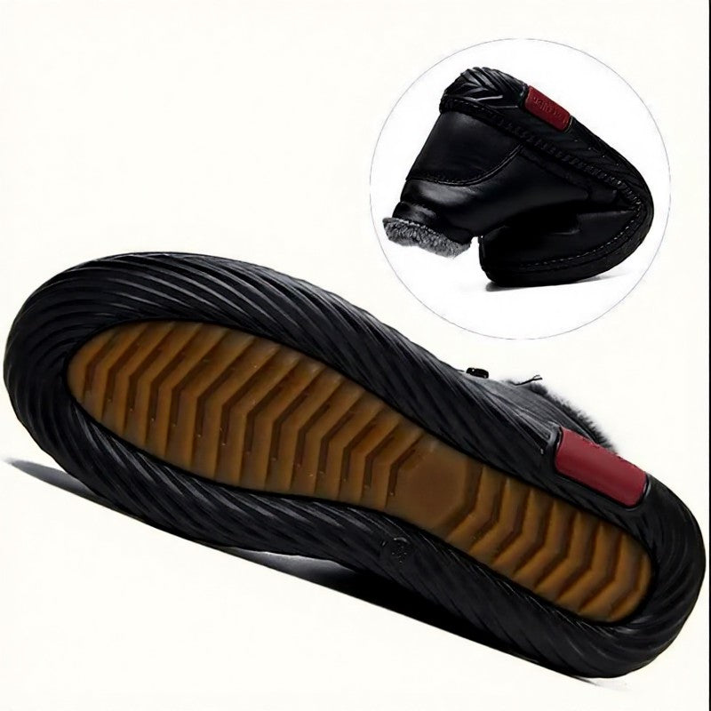 Plus Size Faux Fur Lined Side Zip Winter Slippers - image 9