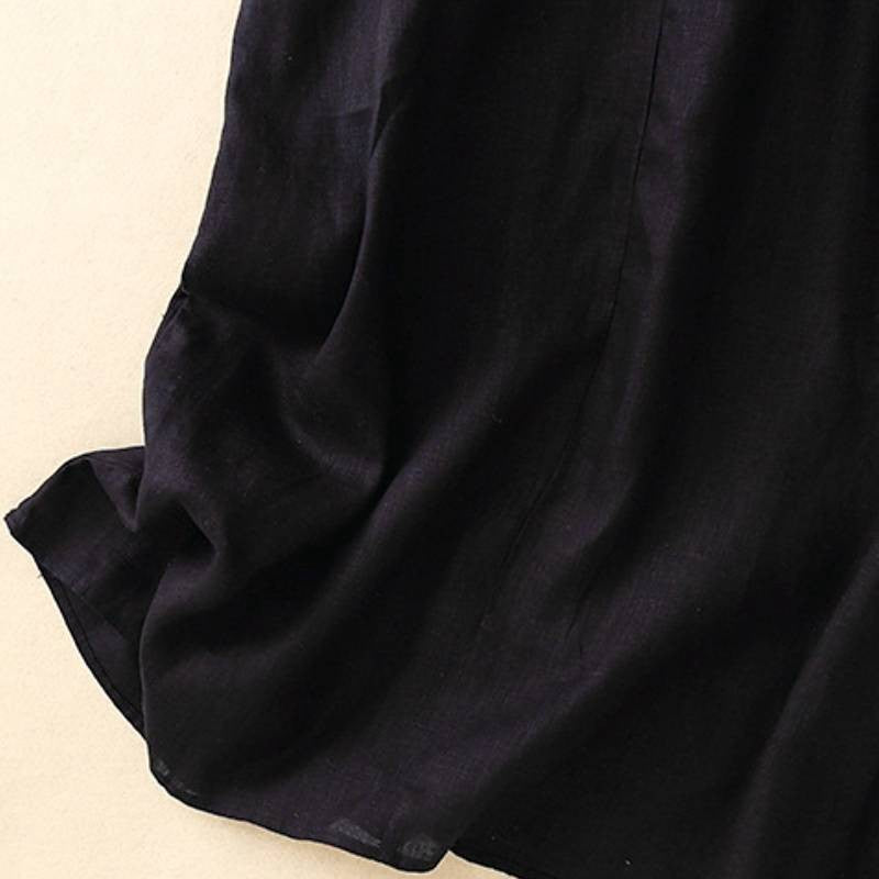 Relaxed Sleeveless Cotton Midi Dress - image 17