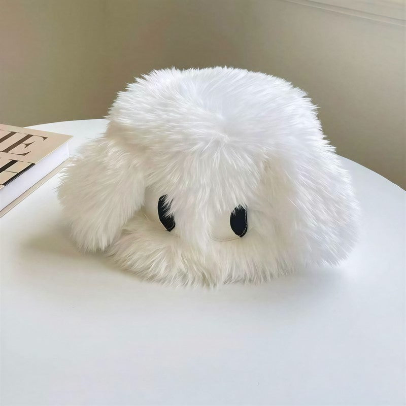 Fluffy Bear Ear Winter Hat - image 7