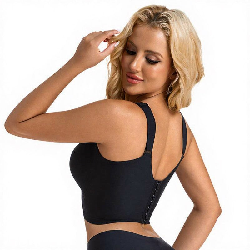 Longline Shaping Wireless Bra with 7-Row Adjustable Hooks - image 10