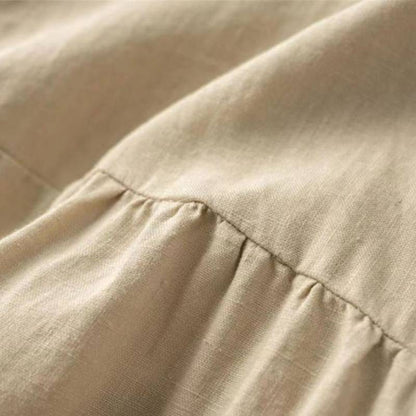Cotton Linen Pocket Midi Dress - image 6