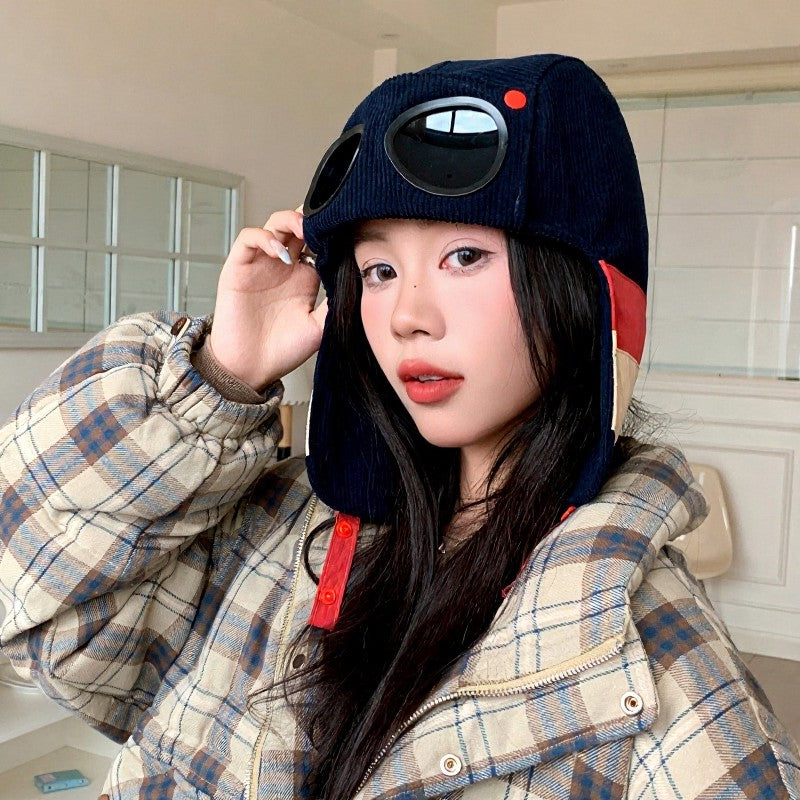 Fleece-Lined Earflap Aviator Hat - image 1