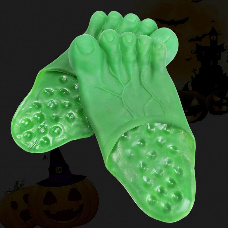 Halloween Yeti  Bigfoot Slippers - Green - EU36-42(US3-8.5) - image 5
