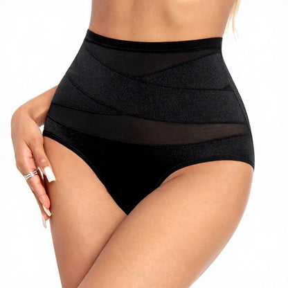 High Waist Sculpting Mesh Panty - image 4