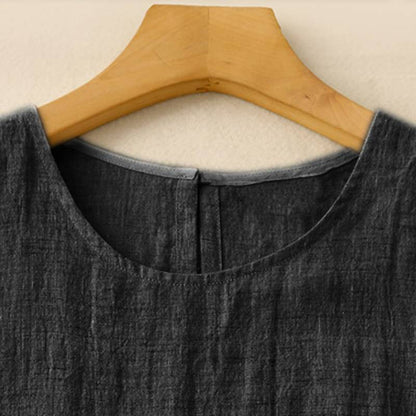 Cotton Linen Relaxed Maxi Dress - image 10