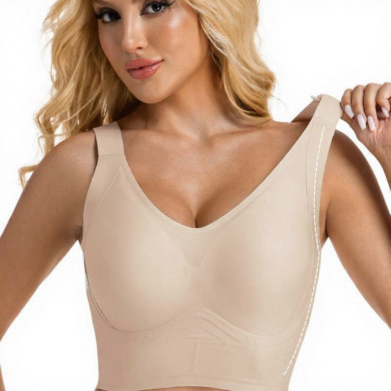 Longline Shaping Wireless Bra with 7-Row Adjustable Hooks - image 2