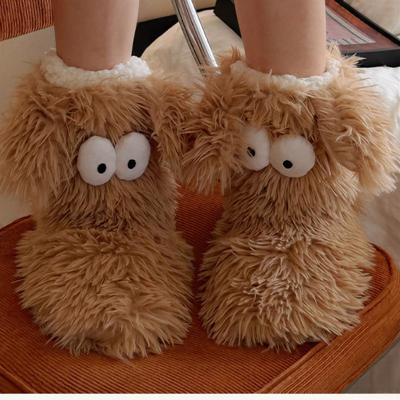 Cartoon Eyes Slipper Socks - image 8
