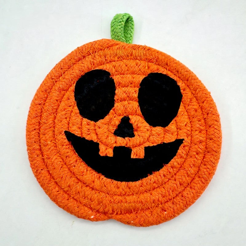 Halloween Pumpkin Coaster(8 Piece) - D - One Size - image 7