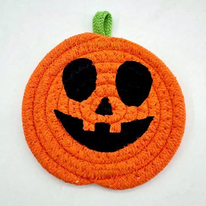 Halloween Pumpkin Coaster(8 Piece) - D - One Size - image 7