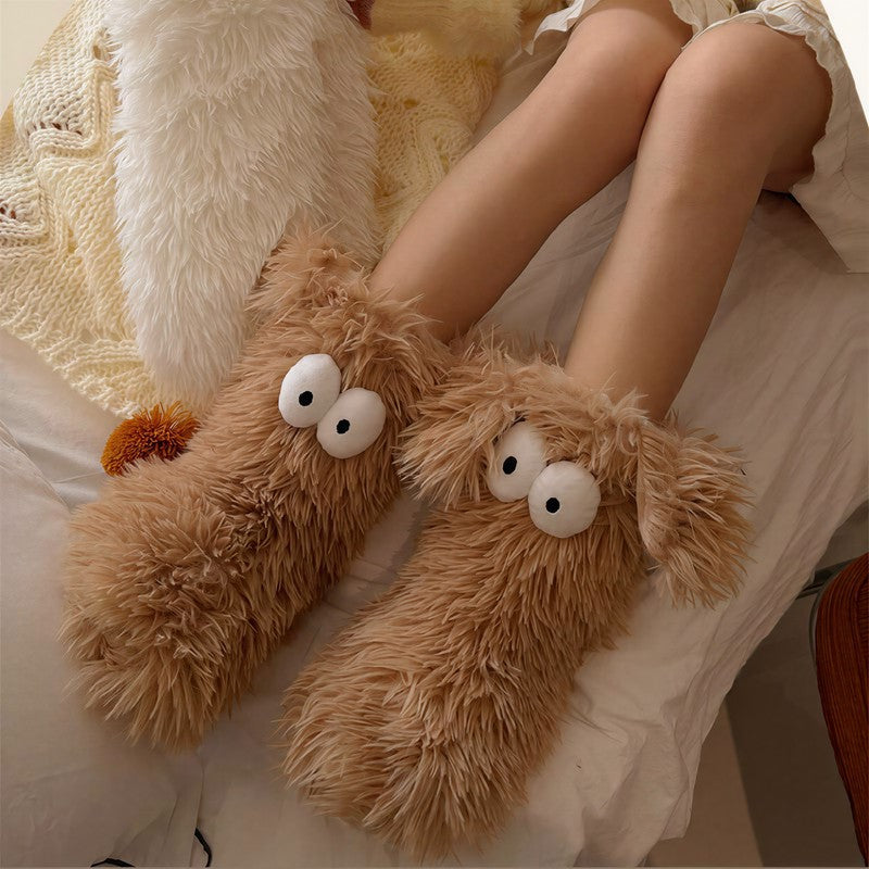 Cartoon Eyes Slipper Socks - image 7