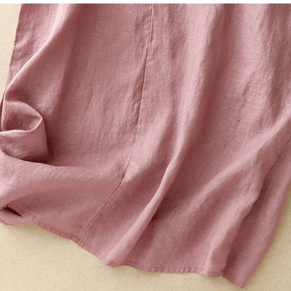 Relaxed Sleeveless Cotton Midi Dress - image 15
