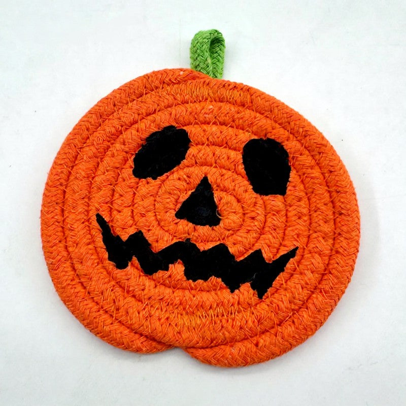 Halloween Pumpkin Coaster(8 Piece) - B - One Size - image 5