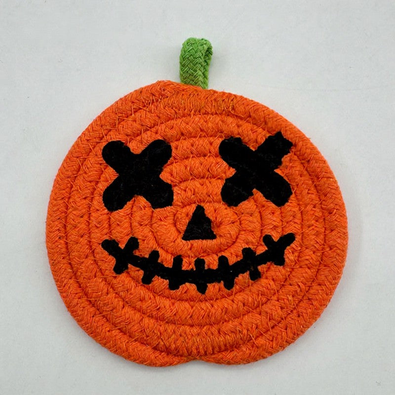 Halloween Pumpkin Coaster(8 Piece) - A - One Size - image 4