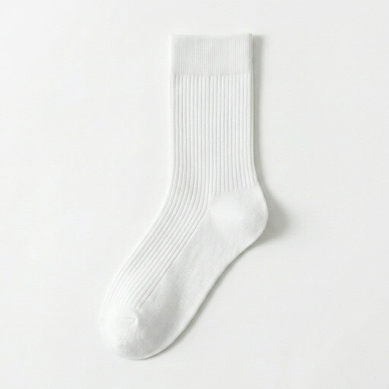 Classic Cotton Blend Quarter  Socks(5 Pairs) - White - EU39-44(US6-10) - image 8