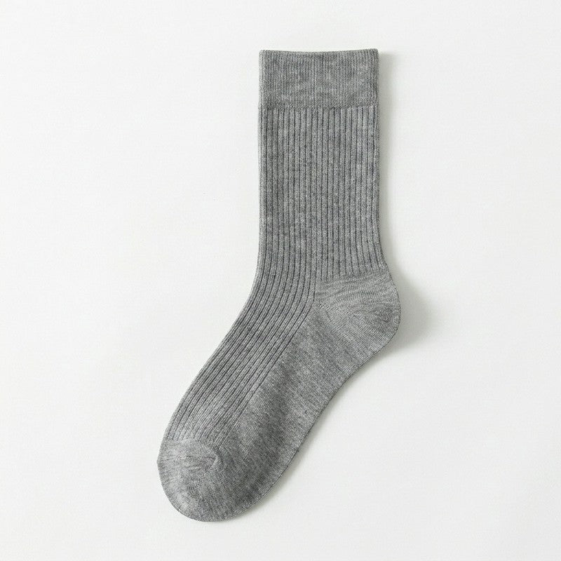 Classic Cotton Blend Quarter  Socks(5 Pairs) - Grey - EU39-44(US6-10) - image 6