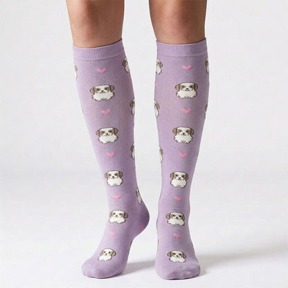 Playful Cat Dog Compression Socks(5 Pairs) - image 2
