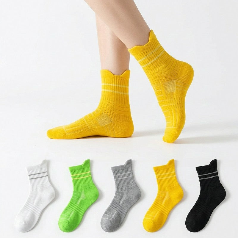 Cushioned Running Quarter Compression Socks(3 Pairs) - image 0