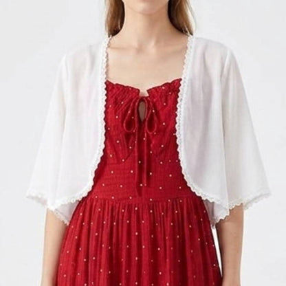 Romantic Ditsy Dot Dress Two Piece Set - image 6