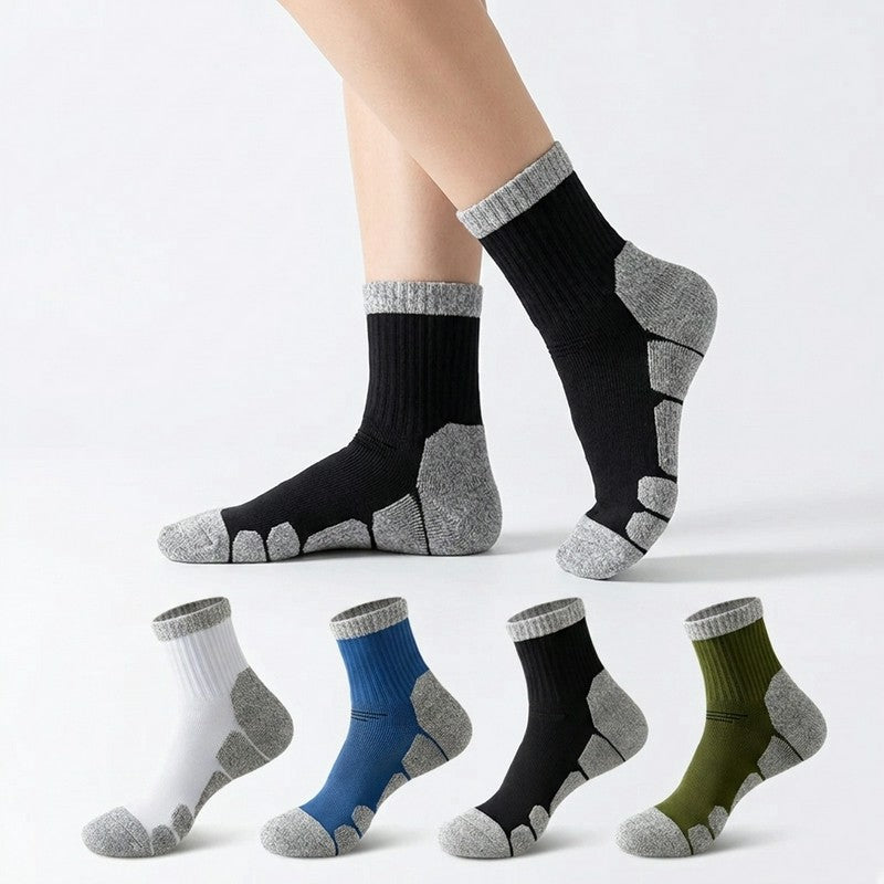 Shock absorbing socks Quarter Compression Socks(4 Pairs) - image 0