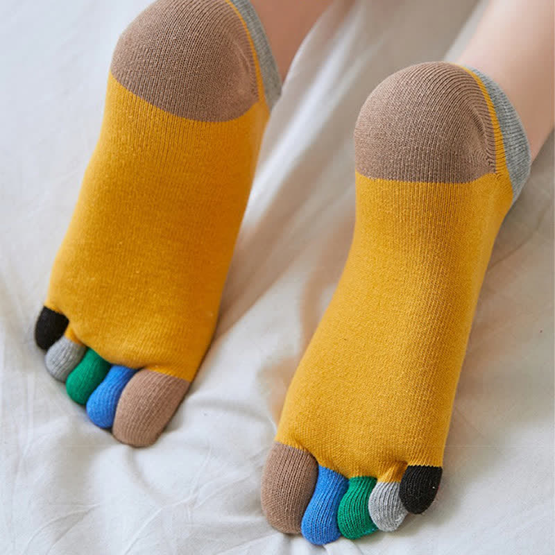 Plus Size Funny Cartoon Alignment Socks(4 Pairs)
