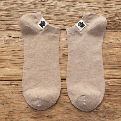 Funny Pattern Cotton Socks(3 Pairs) - 42-48 - Khaki - image 12