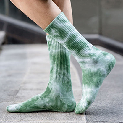 Plusock Tie-dye Crew Socks(5 Pairs) - image 6