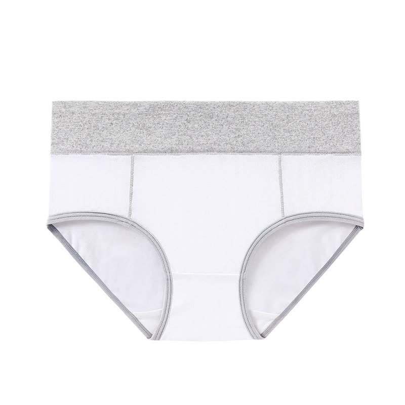 High-Waisted Cotton Antibacterial Panty(5 Pairs) - image 2
