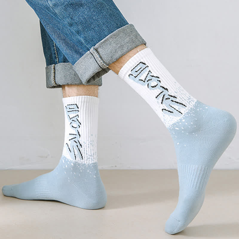 Trendy Crew Socks(5 Pairs) - image 12