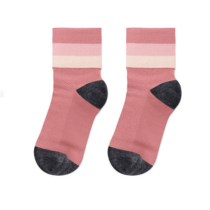 Candy Color Breathable Quarter Socks