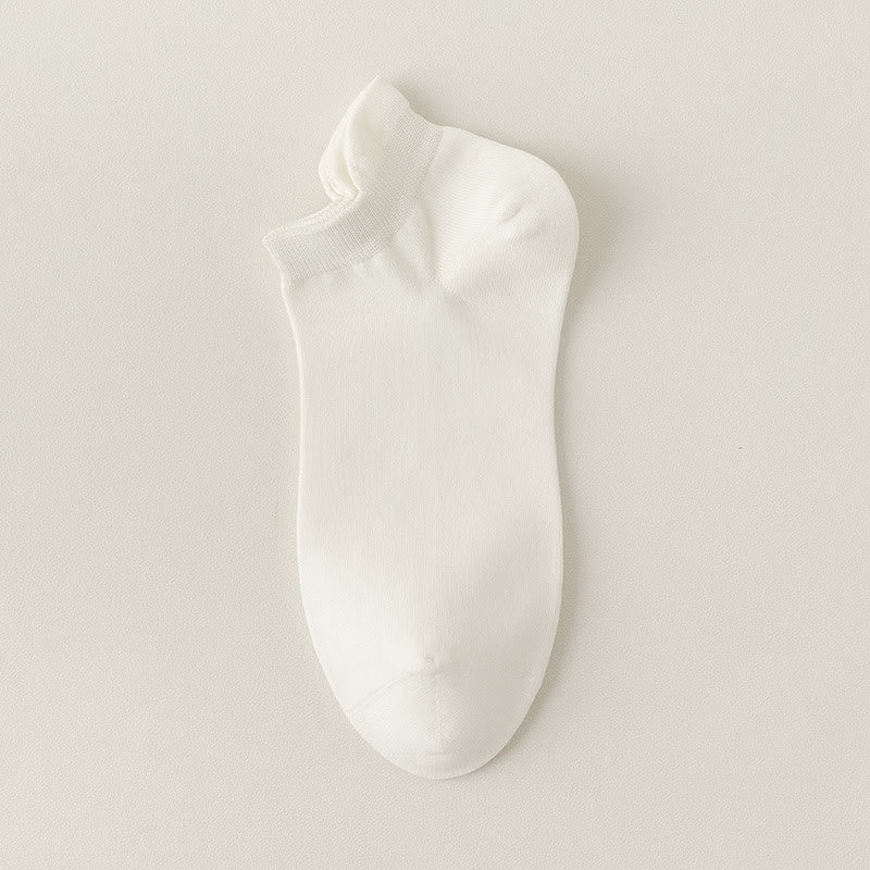 Lift Ears Ankle Socks(5 Pairs) - White - EU39-46(US5-12) - image 16
