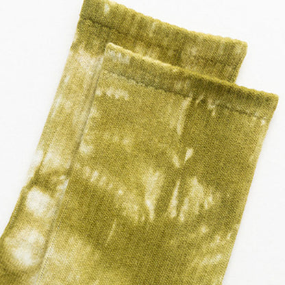 Tie-dye Colorful Quarter Socks(4 Pairs) - image 7