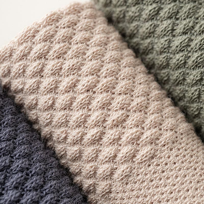 Cotton Mesh Quarter Socks(5 Pairs) - image 13