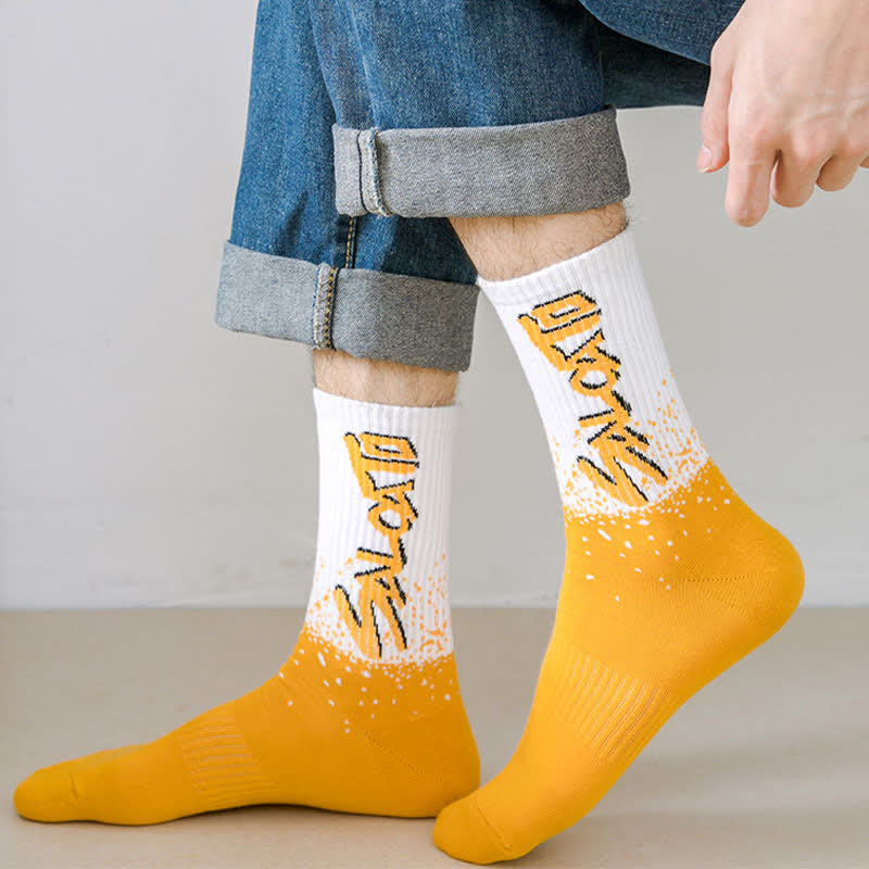 Trendy Crew Socks(5 Pairs) - image 3