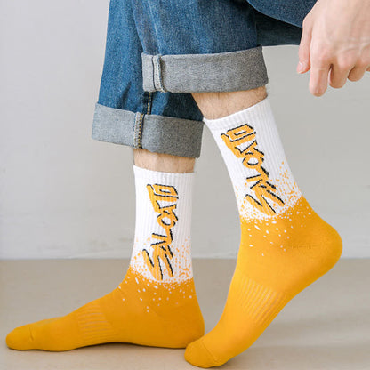 Trendy Crew Socks(5 Pairs) - image 3