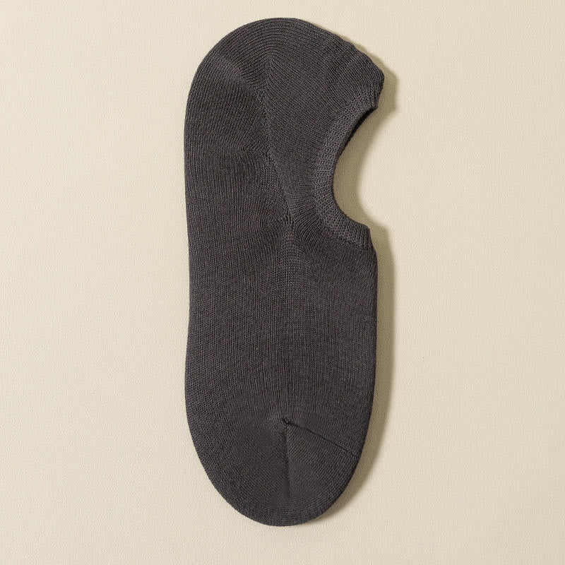 Non-Slip No Show Socks(5 Pairs) - Dark Grey - EU39-46(US5-12) - image 19