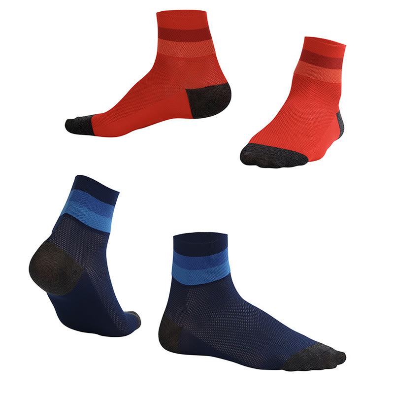 Candy Color Breathable Quarter Socks