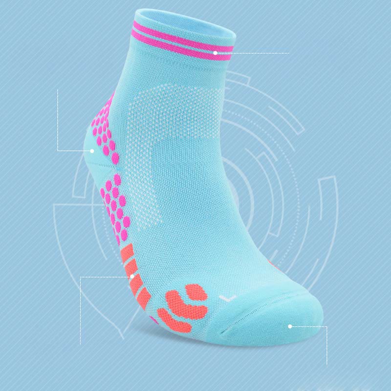 High Elasticity Professional Sport Quarter Compression Socks(3 Pairs) - image 2