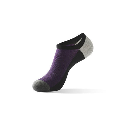 Breathable Ankle Low Cut Socks(6 Pairs) - Purple - EU43-48(US9-13) - image 7