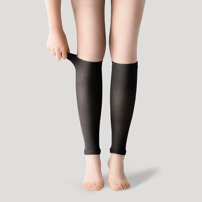 Ice Silk Footless Cool Compression Sleeve Socks Unisex